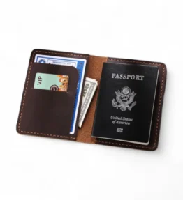 Custom Leather Passport Cover